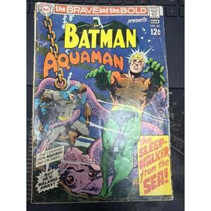 BRAVE AND BOLD #82 (1969) FINE+ (6.5) cond. KEY: Origin OCEAN MASTER Neal Adams